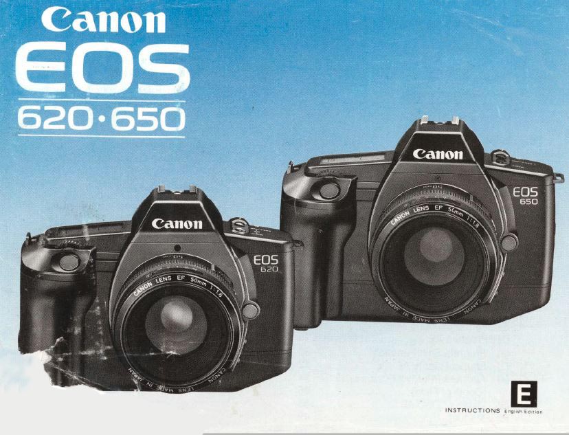 Instruction Manual for Canon EOS 620-650 Camera