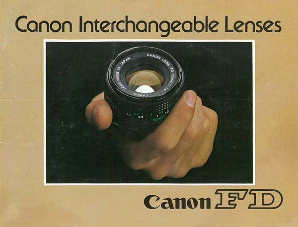 Canon FD Lens Brochure