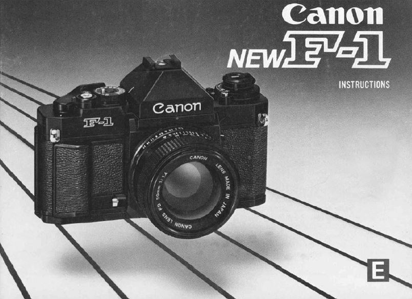Instruction Manual for Canon Pellix Camera