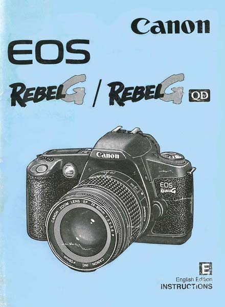 EOS Rebel G User Manual