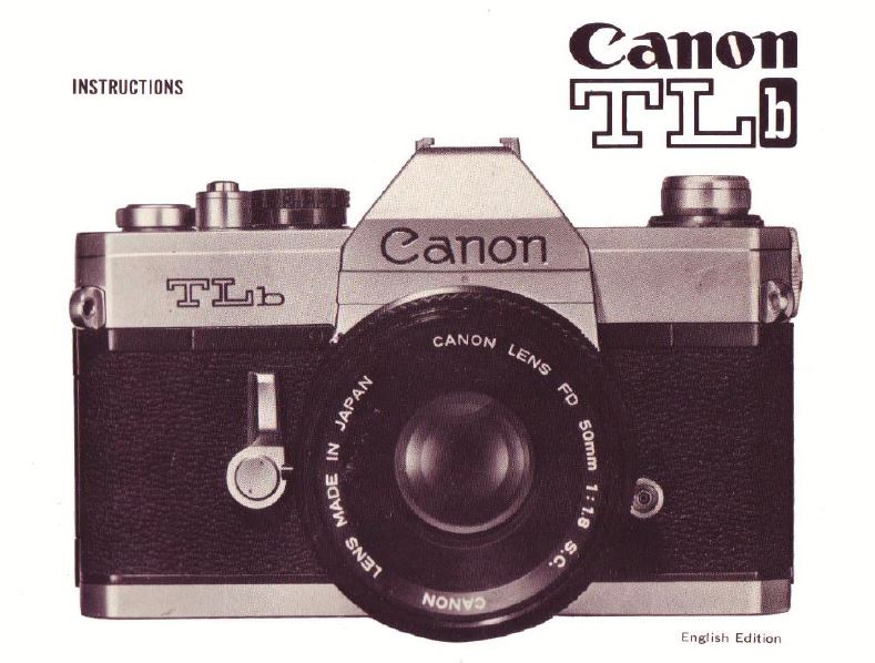 Canon TLb Instructions