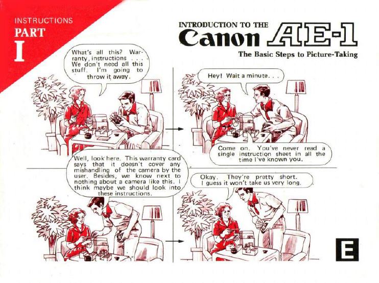 Instruction Manual for Canon AT-1 Camera