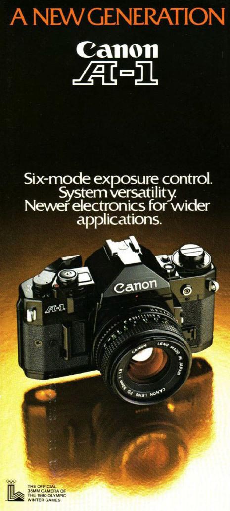 Brochure for Canon A-1 System