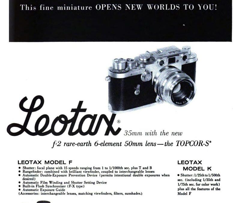 Leotax—Popular-Photography-Apr-1957