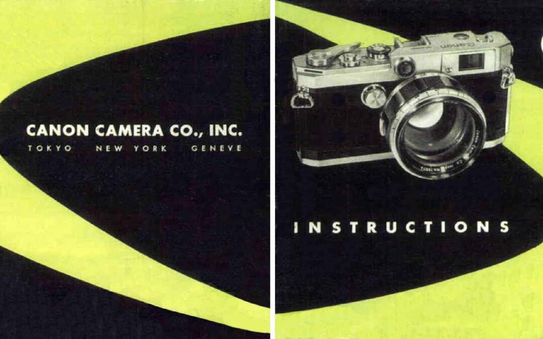 Canon L1 L2 L3 Manual