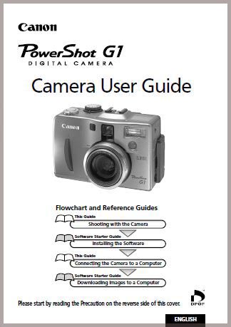 Instruction Manual for Canon G1