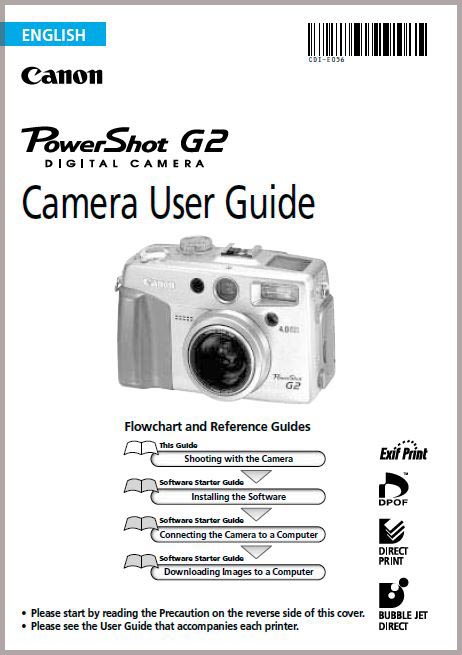 Instruction Manual for Canon G2