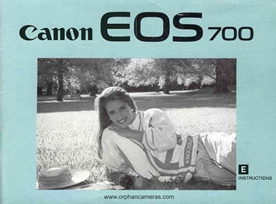 Instruction Manual for Canon EOS 5 Camera