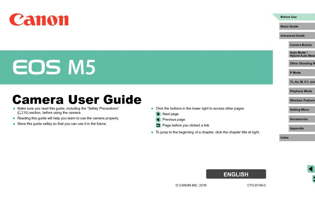EOS M5 Manual