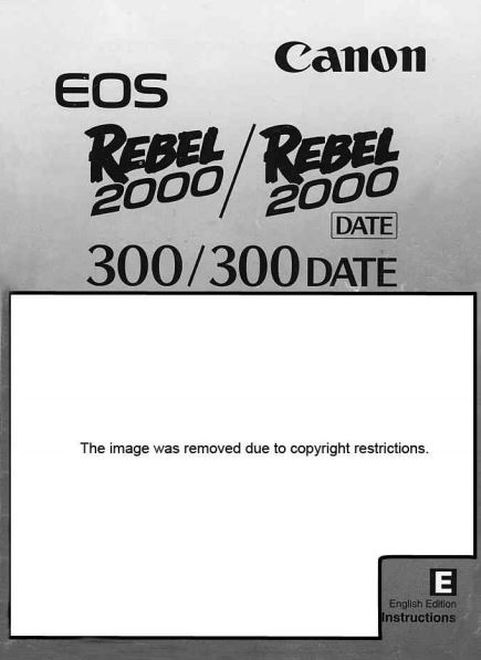 Canon EOS Rebel 2000 User Manual