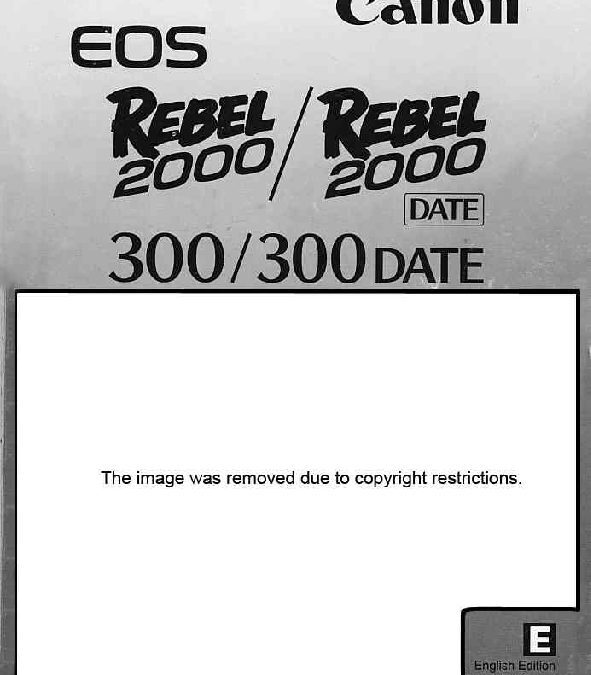 EOS Rebel 2000 Manual