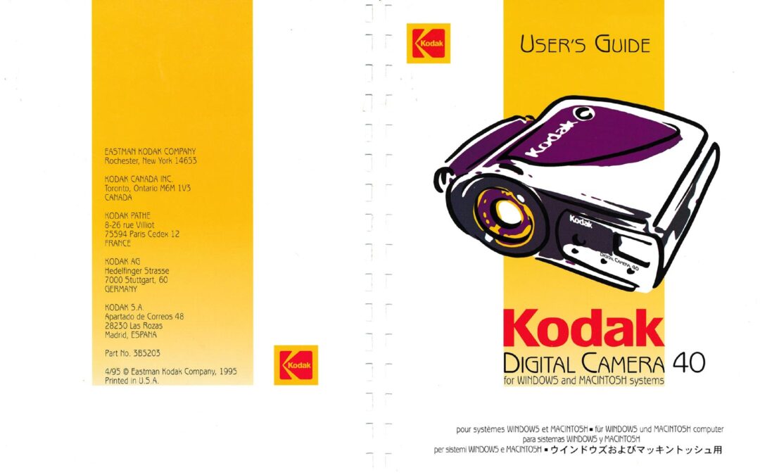 Kodak DC40 Manual