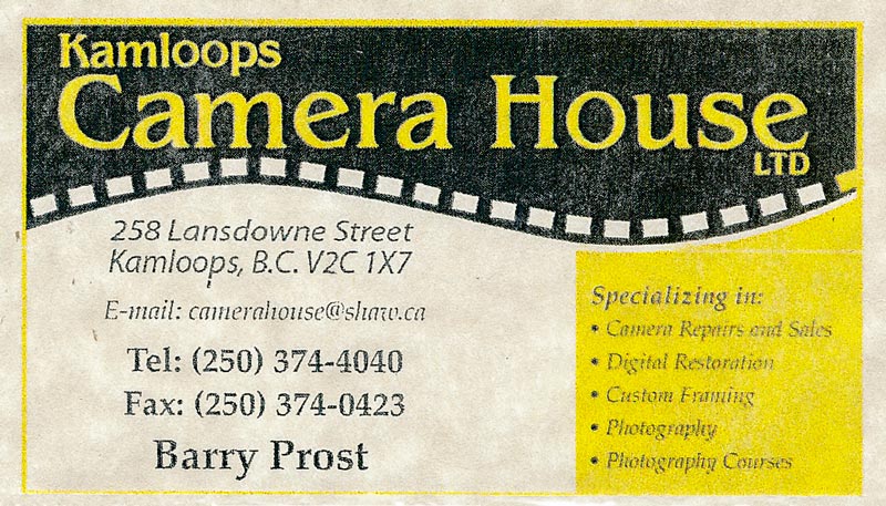 Vancouver Camera Show-Camera-House-Card