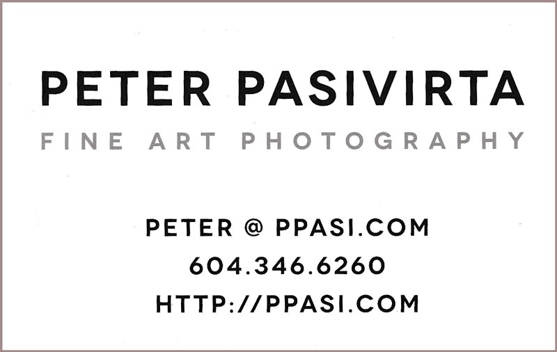 Vancouver Camera Show-Pasivirta-Card