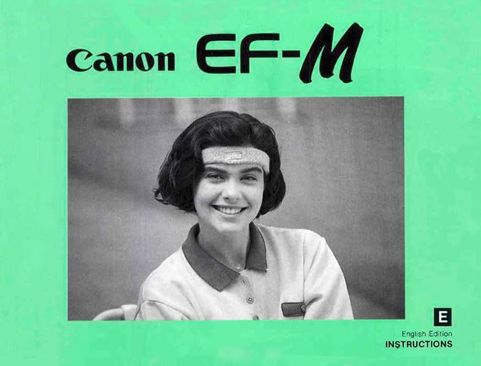User Manual for Canon EF-M Camera