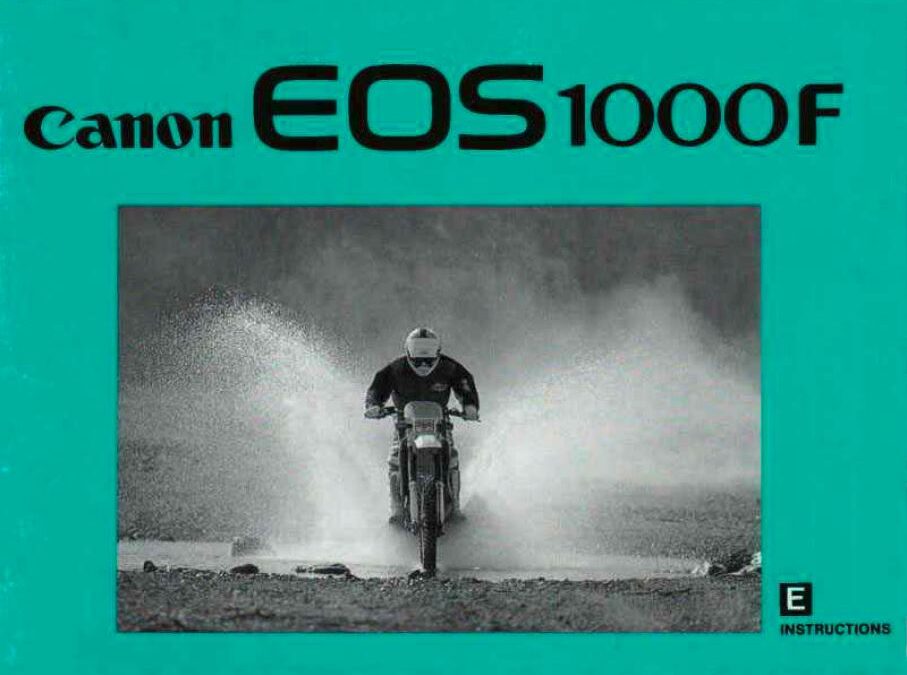 Canon EOS 1000F User Manual