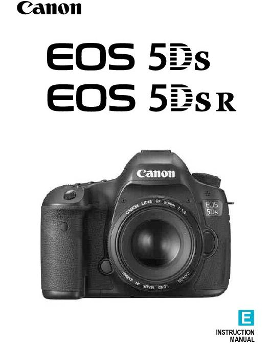 EOS 5DS User Manual