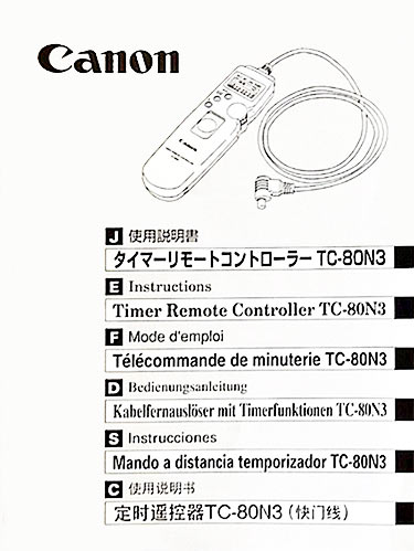 Instructions for Canon Action Case A