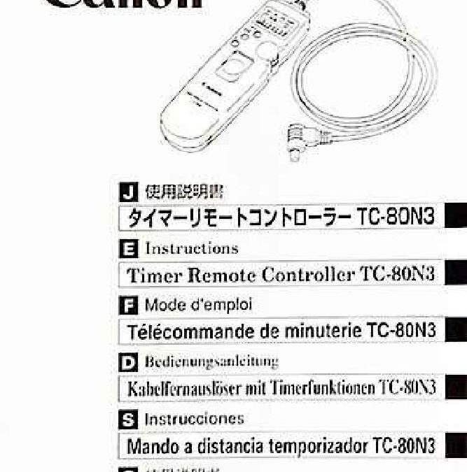 TC-80N3a User Manual