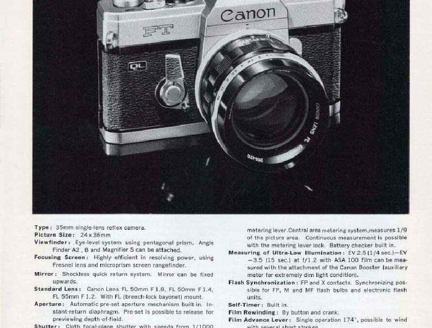Dealer Info Pages for Canon FT QL