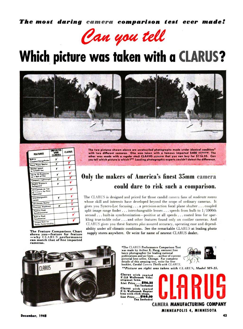 Clarus Model MS-35