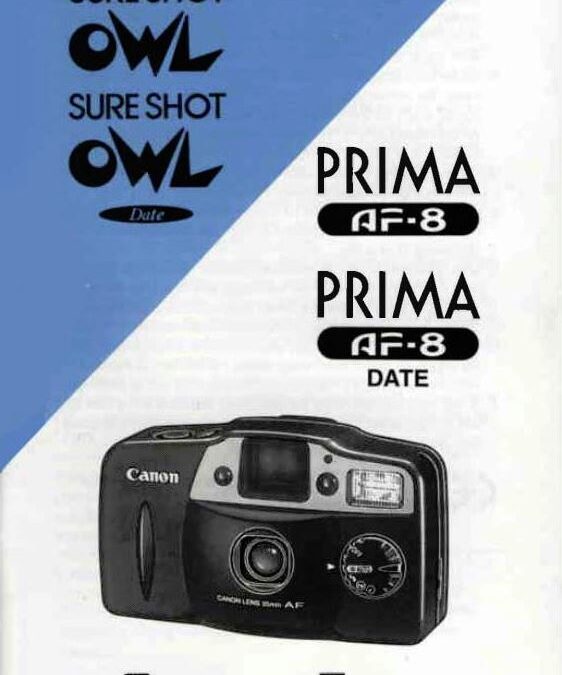 Sure Shot Owl w Dial Instr Manual Cover