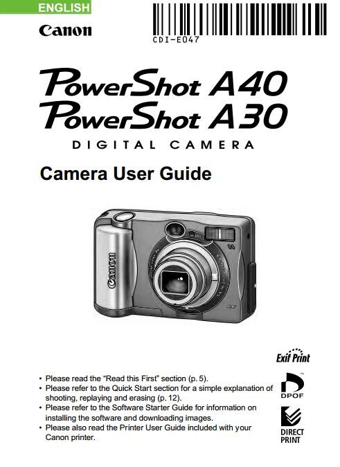 A40 User Manual Cover
