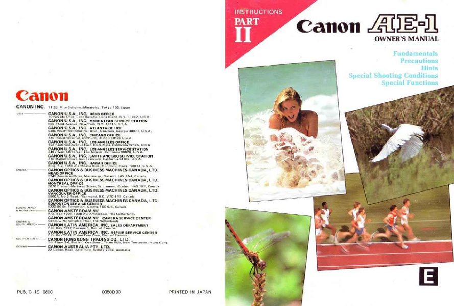 AE-1 User Manual Part II