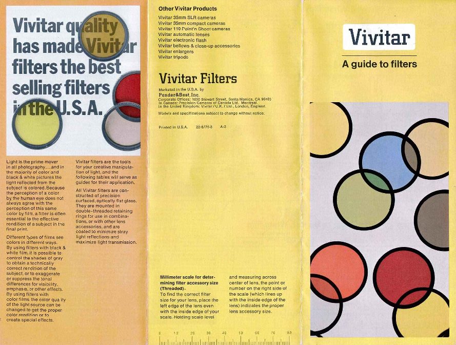 Vivitar Guide to Filters