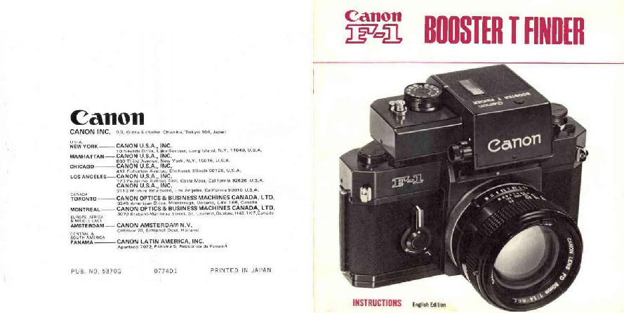 Booster T Finder User Manual