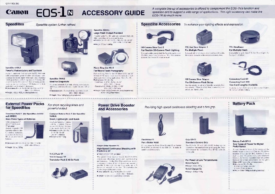 EOS 1N Accessories
