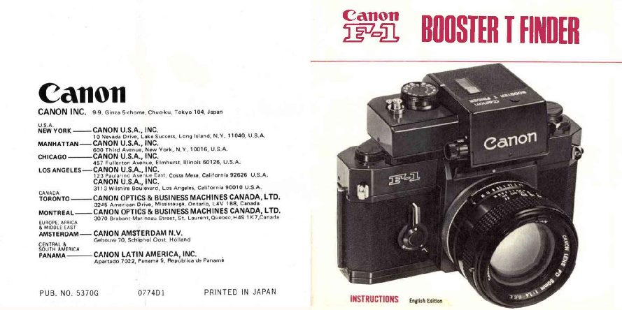 Booster T Finder User Manual