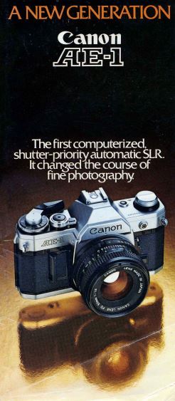 Brochure for Canon AE-1
