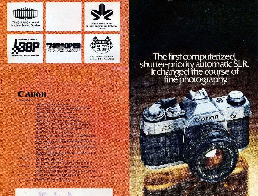 Canon AE-1 Brochure