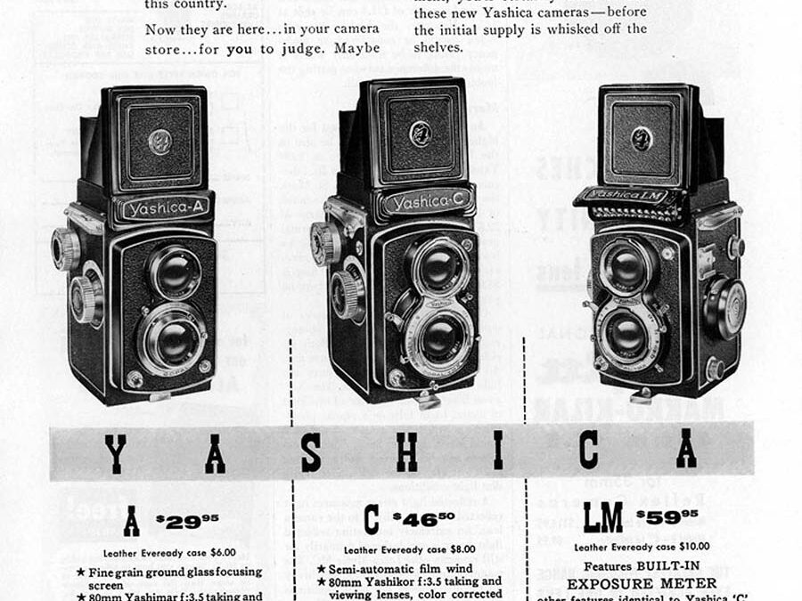 Yashica Ad Nov 1956 Modern Photography Cover