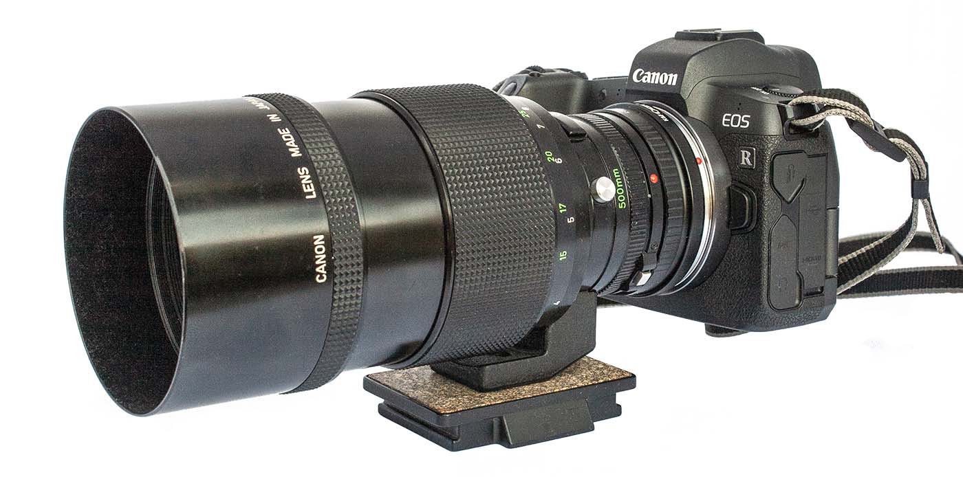 Canon FD 500mm Reflex Lens