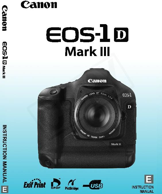 EOS-1D Mk III Manual