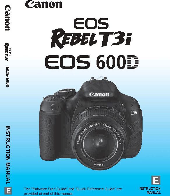 Rebel T3i Manual
