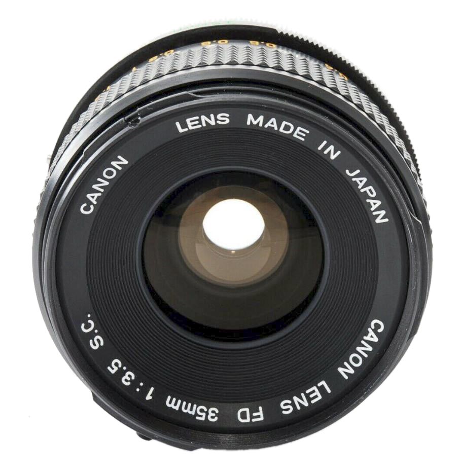 Canon FD 35mm f/3.5 Lens