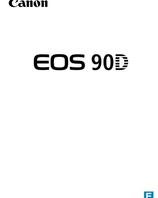 EOS 90D Manual Cover