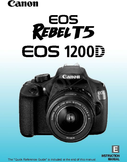 Rebel T5 User Manual