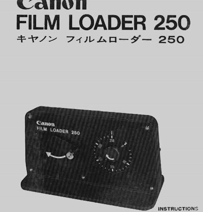 Film Loader Manual Cover