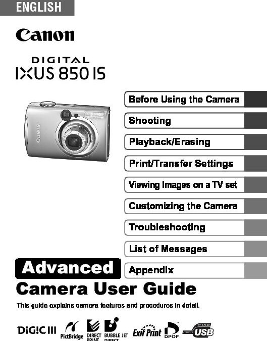 Camera User Guide – Advanced