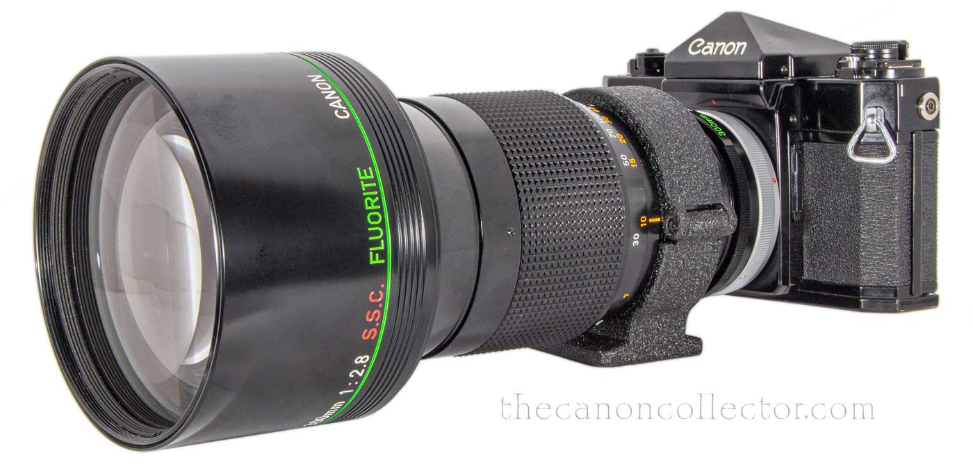 Canon FD 300mm f/2.8 S.S.C. Fluorite Lens