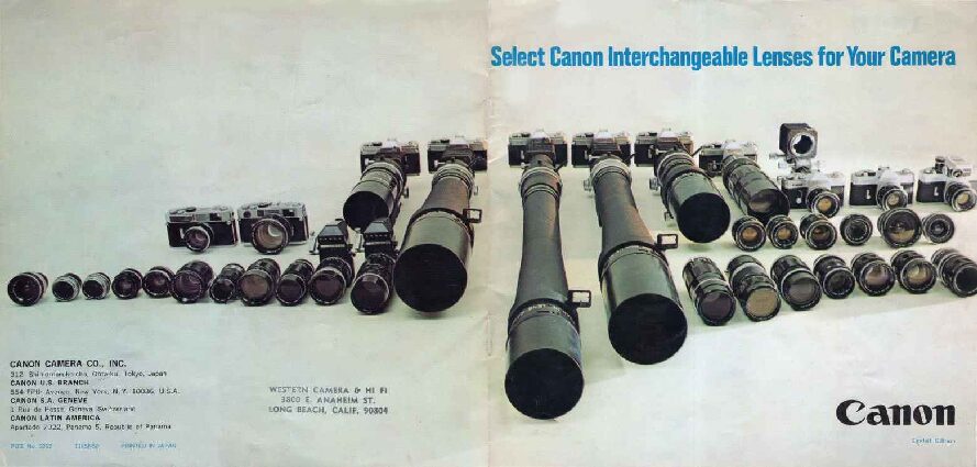 Select Canon Lenses Brochure
