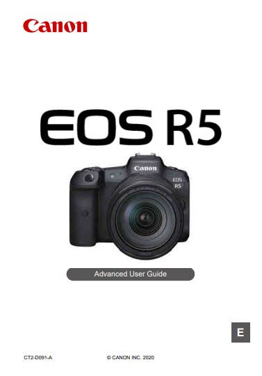Canon EOS R Supplemental Info