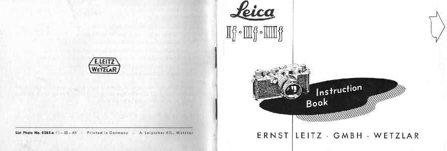 Leica IIIf Manual