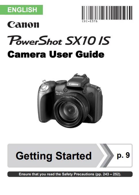PowerShot SX10 User Manual