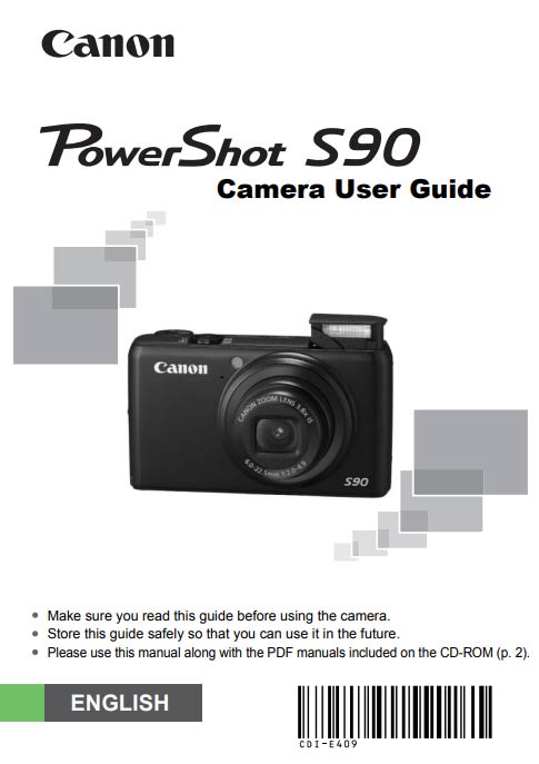 PowerShot S90 User Manual