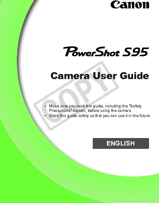 PowerShot S95 User Manual